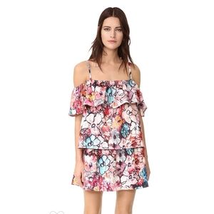 Black Halo Santos Mini Dress Happy Days sz 2 NWT